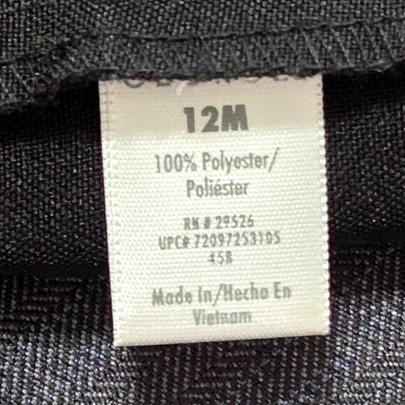 George Blue Gray 3 Piece Formal Button Shirt Vest Pants Suit Set Baby Boy's 12M - Picture 10 of 10